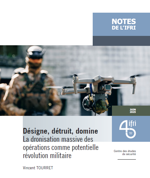 🇺🇦🇷🇺🛩️🚀Petit retour sur cette publication de l'IFRI de <a href="/VincentTourret/">Vincent Tourret</a> qui aborde la dronisation dans une vision large. Personnellement j'y vois trois points que je synthétiserai au fur et à mesure :
🟥 la question principale : la dronisation représente t-elle une révolution