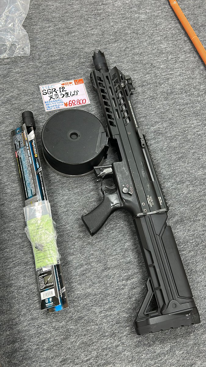 ミドリノヒト様専用 SGR-12 天災カスタム +P,EG TOKYO MARUI 電動