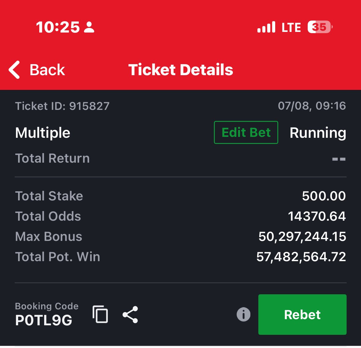 14k Odds- P0TL9G 🔞
Remove your poison ☠️ 

300 odds edit: T.me/promisepunter

Boom luck 🍀