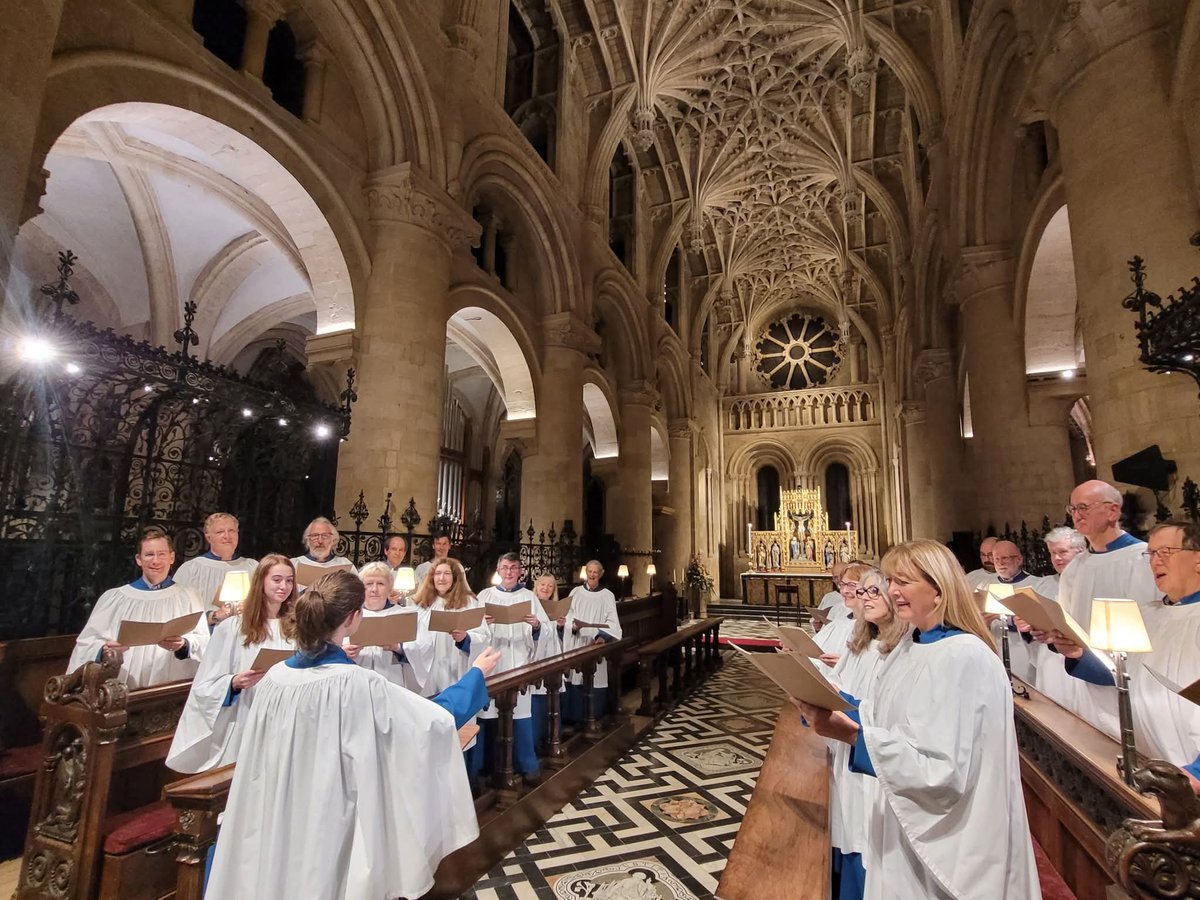 Our summer session begins today - the final session under the leadership of our Director <a href="/HilaryPunnett/">Hilary Punnett</a>. Do pop in and hear us if you're in the area - music list below. <a href="/ChChCathedralOx/">Christ Church Cathedral, Oxford</a>