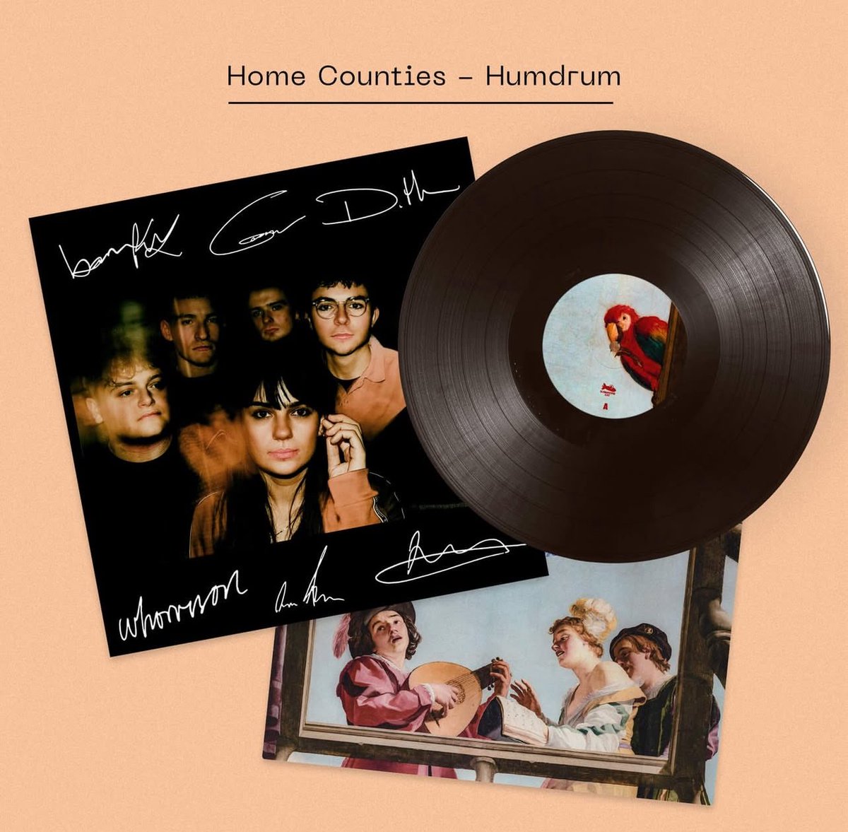 DINKED EDITION 361 

HOME COUNTIES //
HUMDRUM 

24/10/25

Eco-mix vinyl (a unique blend of recycled colours)
Unique hand-stamped embossed sleeve (1 of 3 colourways) *
Signed &amp; numbered 12” x 12” art print *
Limited pressing of 300 *

Vinilo.co.uk