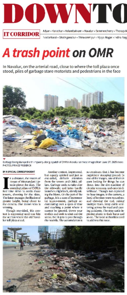 Day 6 of posting 

Kindly fix this... Unfortunately we don't have time to take leave and go to the collectors office in Chengalpattu for a formal complaint 

<a href="/CMOTamilnadu/">CMOTamilNadu</a> <a href="/Udhaystalin/">Udhay - தமிழ்நாட்டை தலைகுனிய விடமாட்டேன்</a> <a href="/jvidyasagar/">🇮🇳 Vidyasagar Jagadeesan🇮🇳</a> <a href="/OMRupdates/">OMR Updates</a>