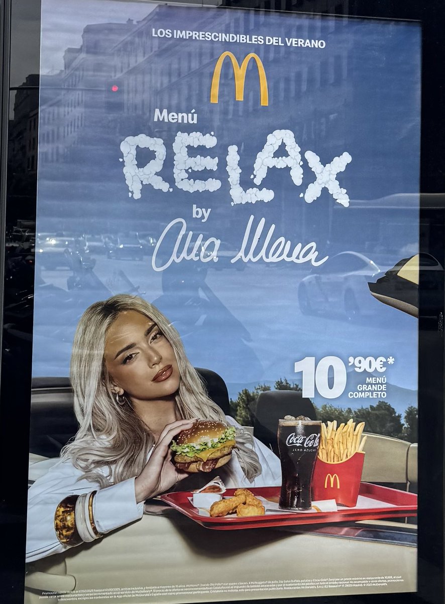 La inflación siendo que en McAnaMena vale 1€ más que el McAitana SIN HELADO 😭