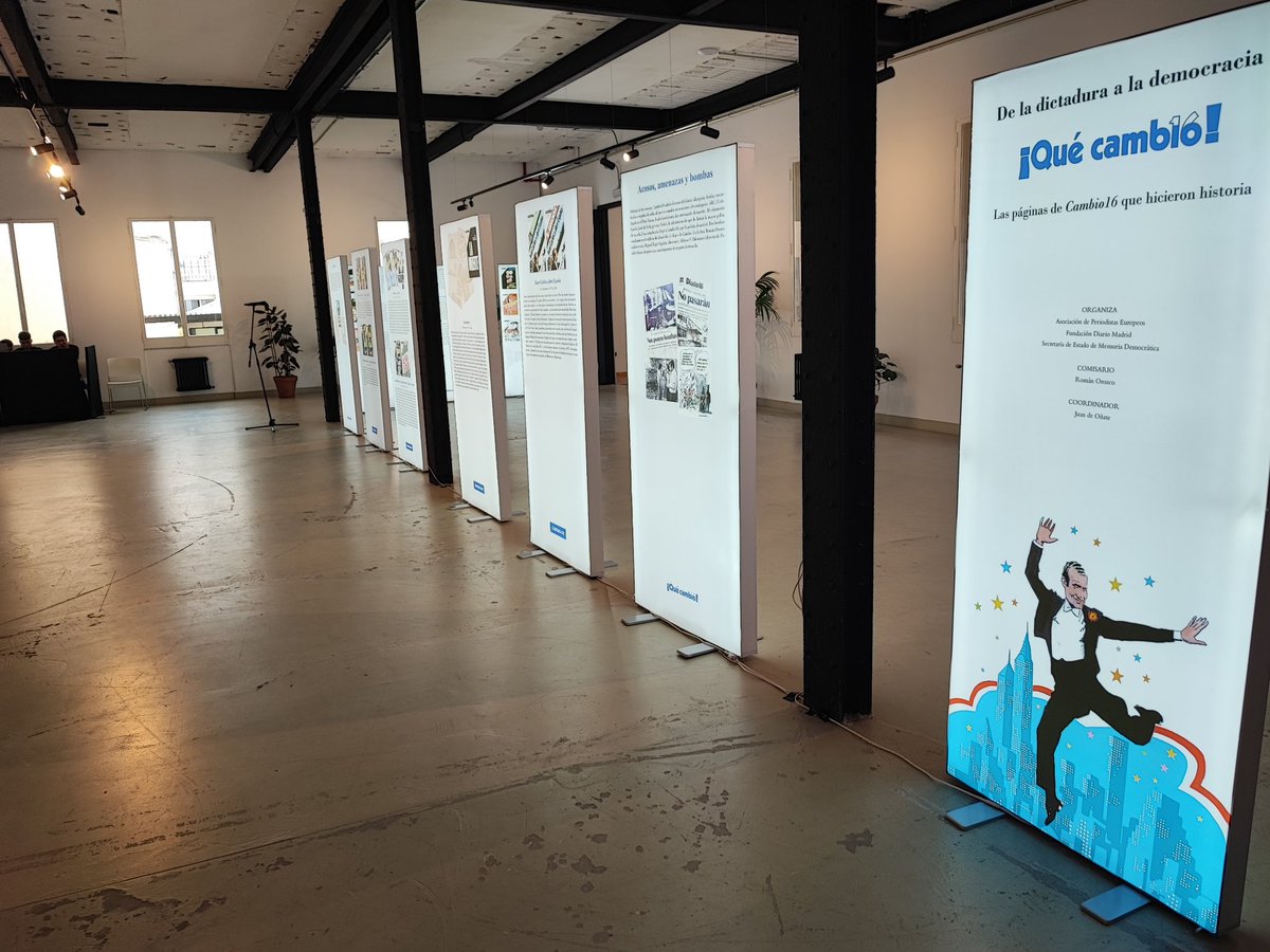 Asociación de Periodistas Europeos (@apeuropeos) on Twitter photo Hoy se inaugura la exposición sobre #cambio16 que organizamos junto a <a href="/F_DiarioMADRID/">Fundación Diario MADRID</a> y <a href="/SE_MemoDemo/">Secretaría de Estado de Memoria Democrática</a>.
Permanecerá abierta al público hasta el 24 de julio en <a href="/Larra_Lab/">Larra_Lab</a>
Más información en: apeuropeos.org/el-ministro-de… Hoy se inaugura la exposición sobre #cambio16 que organizamos junto a <a href="/F_DiarioMADRID/">Fundación Diario MADRID</a> y <a href="/SE_MemoDemo/">Secretaría de Estado de Memoria Democrática</a>.
Permanecerá abierta al público hasta el 24 de julio en <a href="/Larra_Lab/">Larra_Lab</a>
Más información en: apeuropeos.org/el-ministro-de…