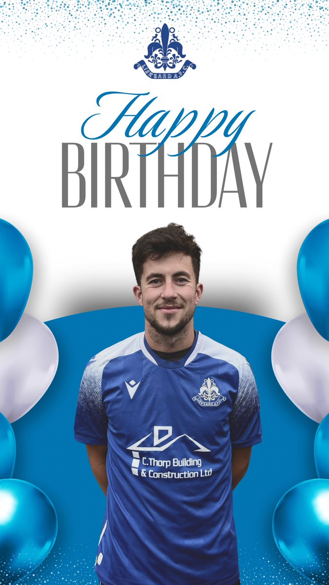 Wishing a Happy Birthday to our left back, Ben!

We hope you have a great day and celebrate with us tonight! 💙🎉