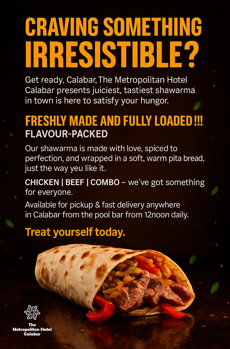 #shawarma #themetropolitanhotelcalabar #food #cuisine #hospitality #hotelincident