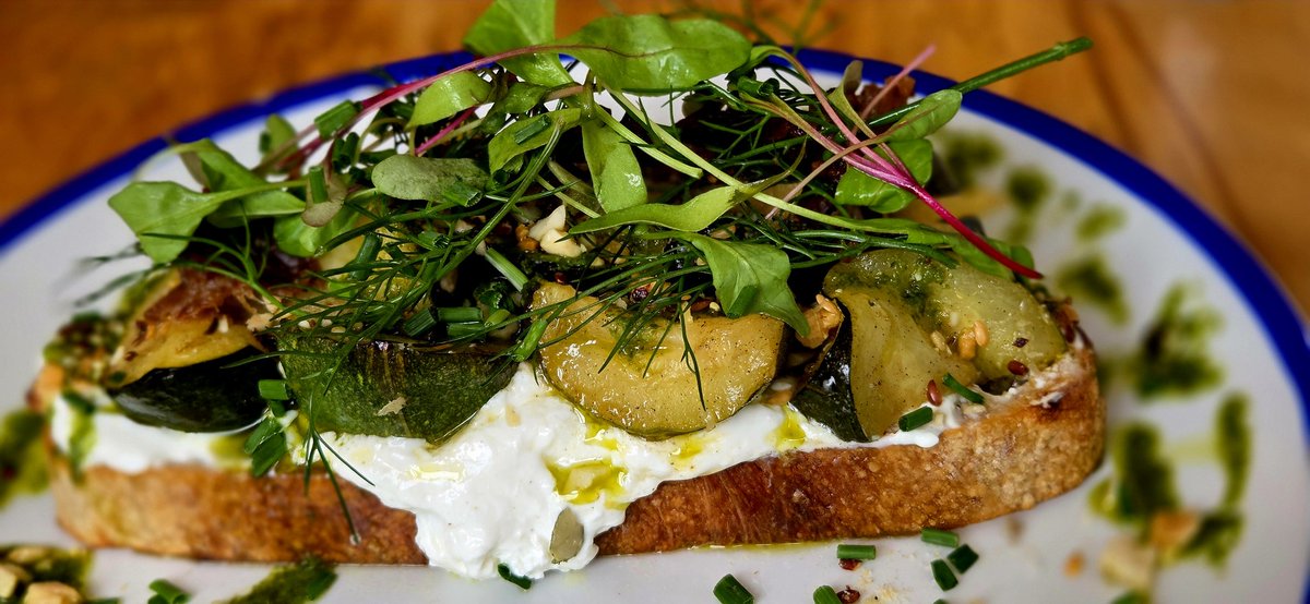 Courgettes 
#dubh #cafe #kildare