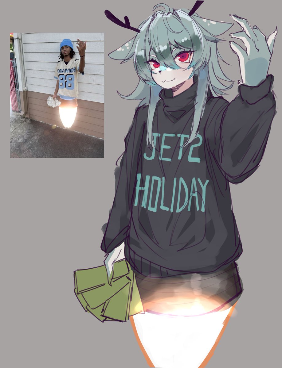 Neownuki's tweet image. my friend asked me to draw this, bruh...
