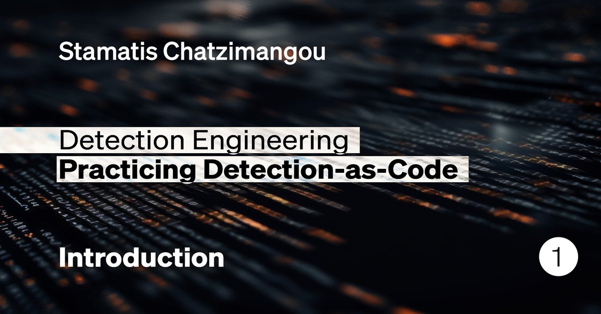 Detection-as-Code: From Concept to Practice 👇

Check out <a href="/_st0pp3r_/">St0pp3r</a> latest blog series, where he unpacks the fundamentals of #DetectionEngineering and takes a closer look at the game-changing concept of #DetectionAsCode.
blog.nviso.eu/2025/07/08/det…