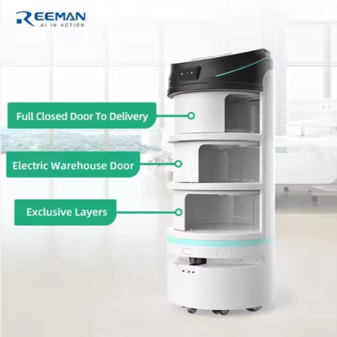 MacneillL74948's tweet image. Upgrade your food service with this AI-powered delivery robot! 🚀🤖 Smooth movement, voice alerts &amp;amp; multi-tray design for efficient deliveries. Learn more 👉 chinarobots.com/product/food-d… #FoodRobot #Automation