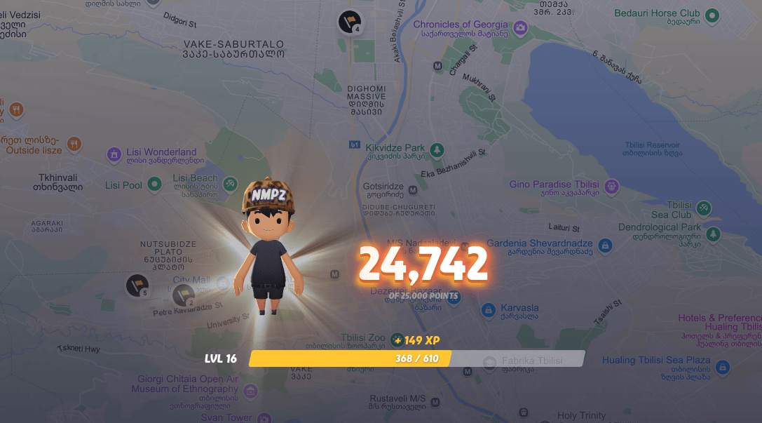 Набрал 24.7к очков из 25к возможных в NMPZ (это когда нужно по картинке понять где ты, причём двигать и даже приближать ее нельзя) Геогессере по Тбилиси
Го со мной раз на раз