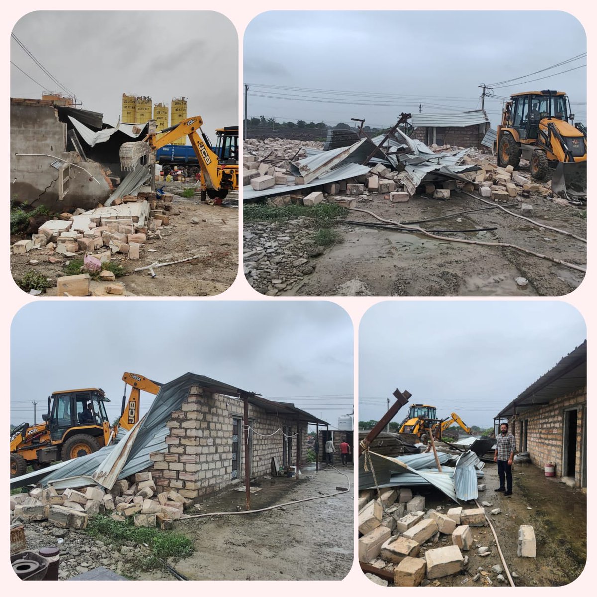 krishkumarsinh's tweet image. માનનીય કલેક્ટર સાહેબની સૂચનાથી અને નાયબ કલેક્ટર સાહેબ રાજકોટ ગ્રામ્યના માર્ગદર્શન હેઠળ લોધિકા તાલુકા ના જશવંતપુર ગામે ગેરકાયદેસર દબાણ નાયબ મામલતદાર શ્રી દબાણ અને સર્કલ ઓફિસર શ્રી તથા પોલીસ સ્ટાફ સાથે રાખીને દૂર કરવામાં આવ્યું.