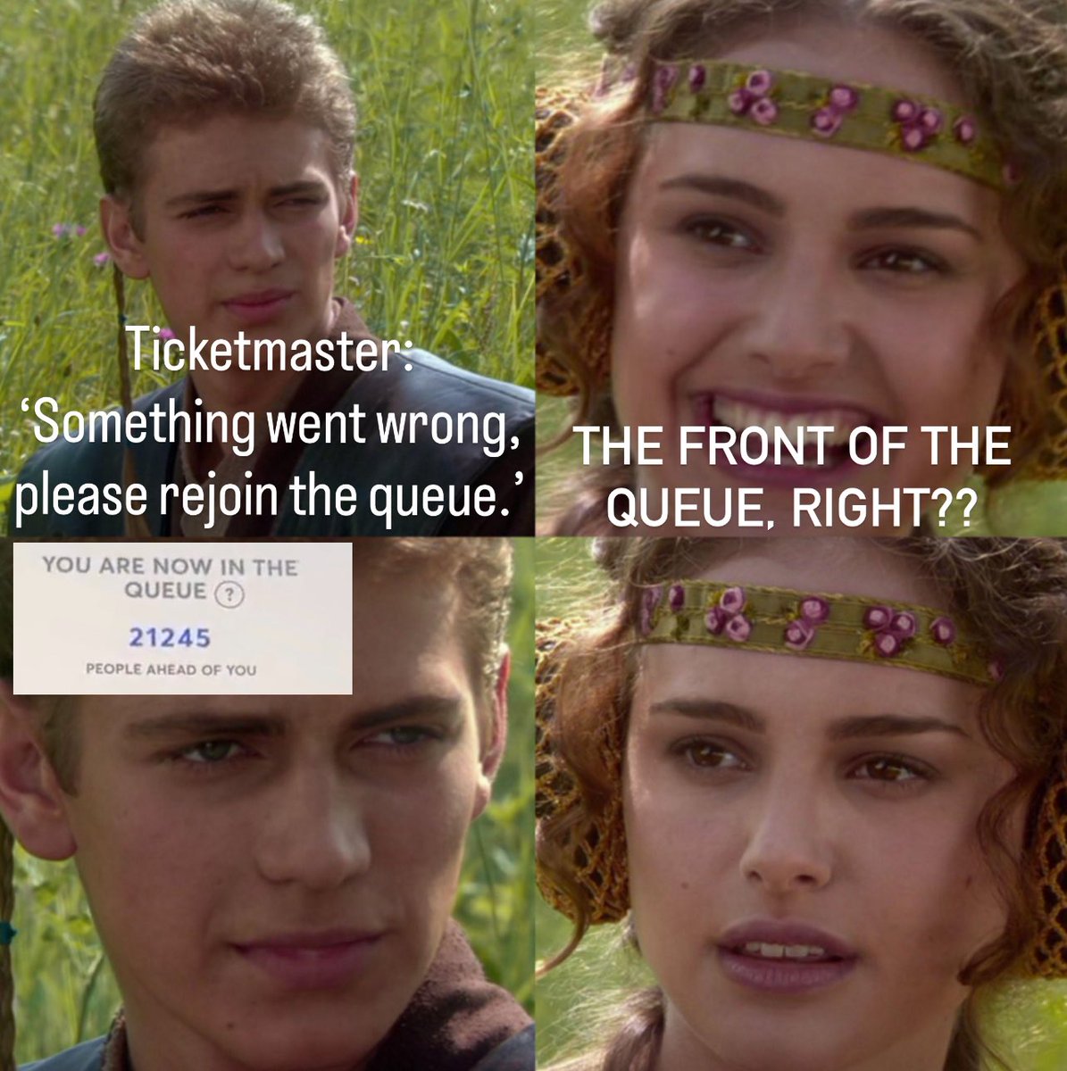 Thanks Ticketmaster, that was super fun #lewiscapaldi