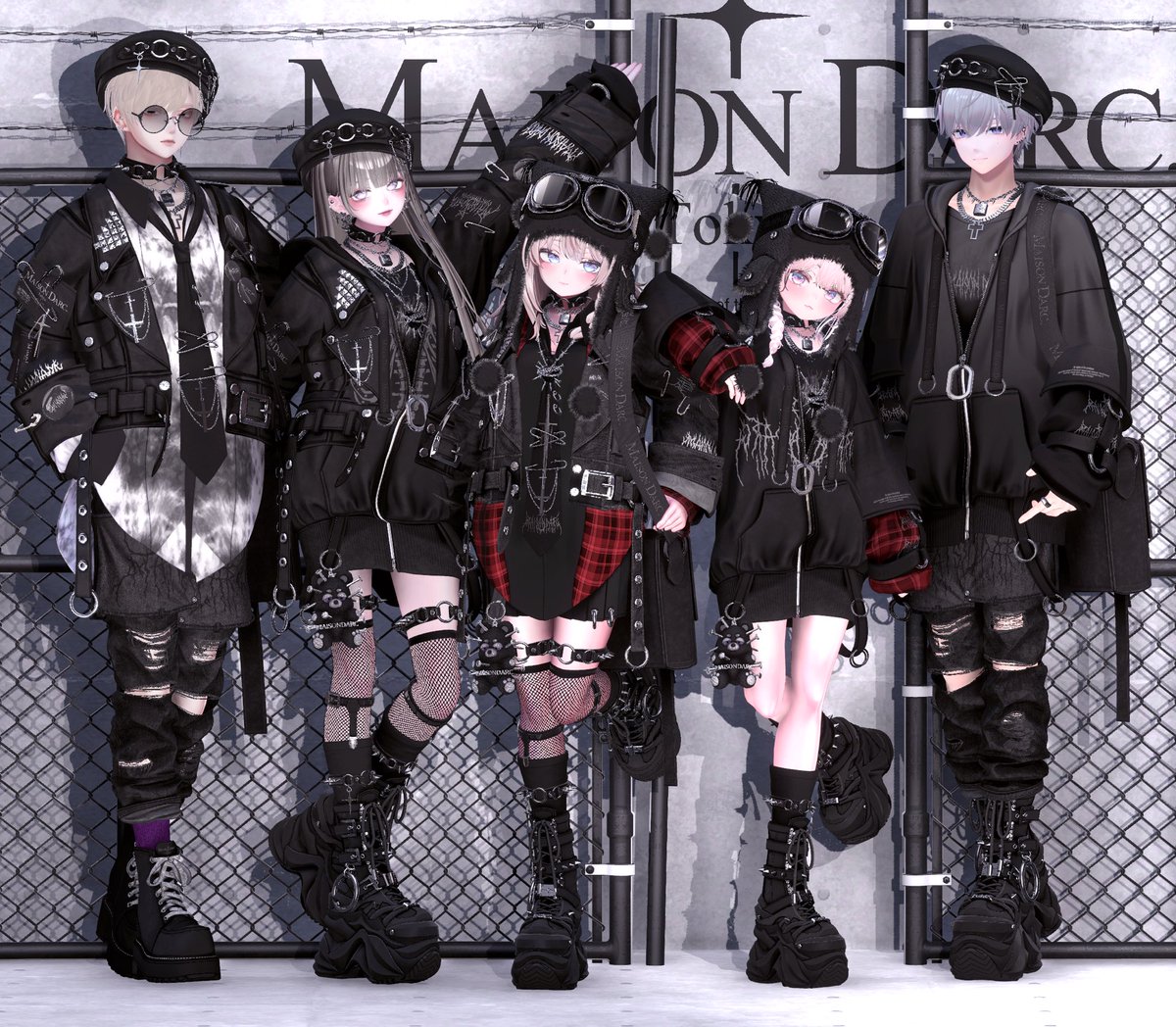 MaisonDarc's tweet image. 🎁対応アバター追加のお知らせ🎁
MAISONDARC.最新コレクション!!
サブカルチャーパンクコレクションに対応予定の以下4体のアバターを追加致しました。
このポストをRT、アカウントをフォローして頂いた方の中から抽選で5名様にお好きなアバターのフルコレクションパックをプレゼント致します🎁…