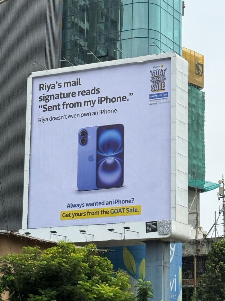 Samjhoindia143's tweet photo. 😎 Sticker se kaam nahi chalega, boss!
Ab asli iPhone ka time aa gaya! 📱🔥
🚨 Flipkart G.O.A.T Sale mein
#GetiPhoneFor59999OnFlipkart
Upgrade like a pro. 💥
#iPhoneUpgrade #FlipkartGOATSale https://t.co/BeVXm3gCS4