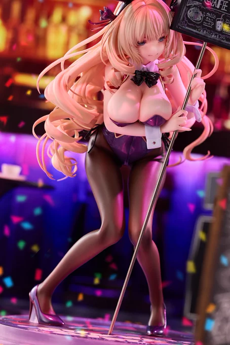 【告知】 VKEND様制作のバニー英麗奈のフィギュアが予約開始です! 英麗奈の複雑な髪の毛や表情、胸部の装甲を1/6サイズで見事に再現していただけてますのでぜひお迎えしてあげてください! 東京フィギュア様 amiami様