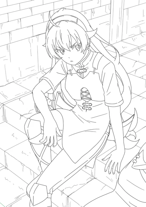 新しくiPad買ったから、描き始め 