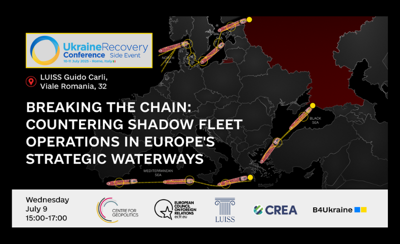 CamGeopolitics's tweet image. Breaking the chain: Countering shadow fleet operations in Europe’s strategic waterways
This roundtable will examine the economic infrastructure underlying the Russian aggression
This Wed 9th July! 3pm (GMT+2)
LUISS Guido Carli, or online
Reg & info: bit.ly/4lyPxJ8