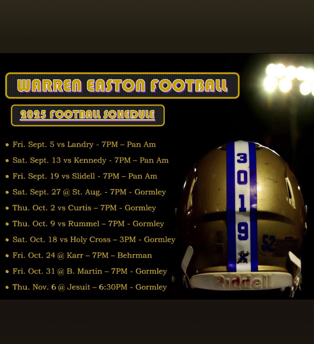 They will spot tha ball 🏈 ready or not here W.E. come