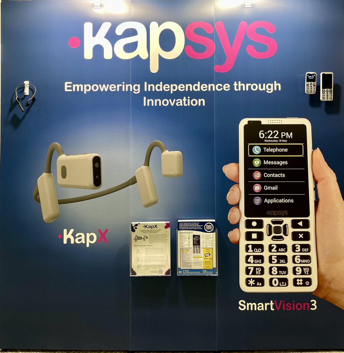 Last day at Sight Village in Birmingham 🇬🇧 #kapsys #innovationintheworld #inclusion  #blind #visuallyimpaired