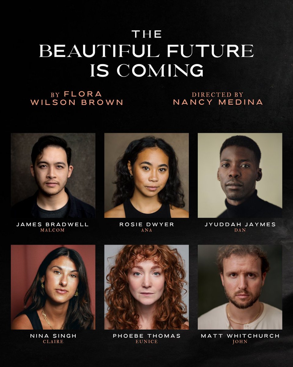 traversetheatre's tweet image. Introducing the cast for The Beautiful Future Is Coming!!
Joining us this August, we can't wait to welcome this lovely bunch to #TravFest25.
Traverse Theatre presents a @BristolOldVic production.
