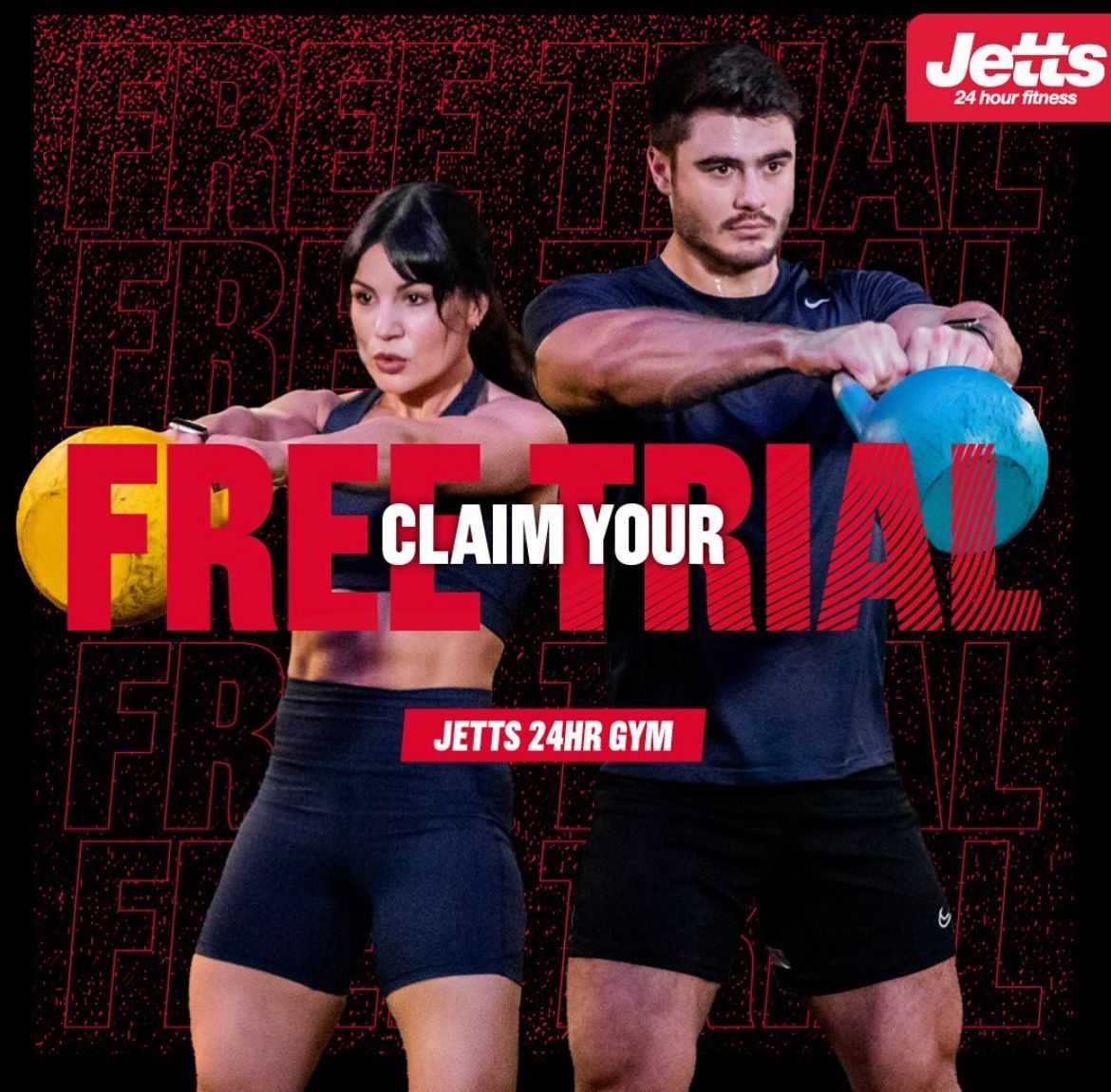 Try Jetts for FREE 💥

Find out what makes training at Jetts here at The Meads different:
✔️ Supportive crew
✔️ Top-quality equipment
✔️ 24/7 access to fit your lifestyle

Pop in and start your free trial today! #TheMeads #JettsFitness #FreeTrial