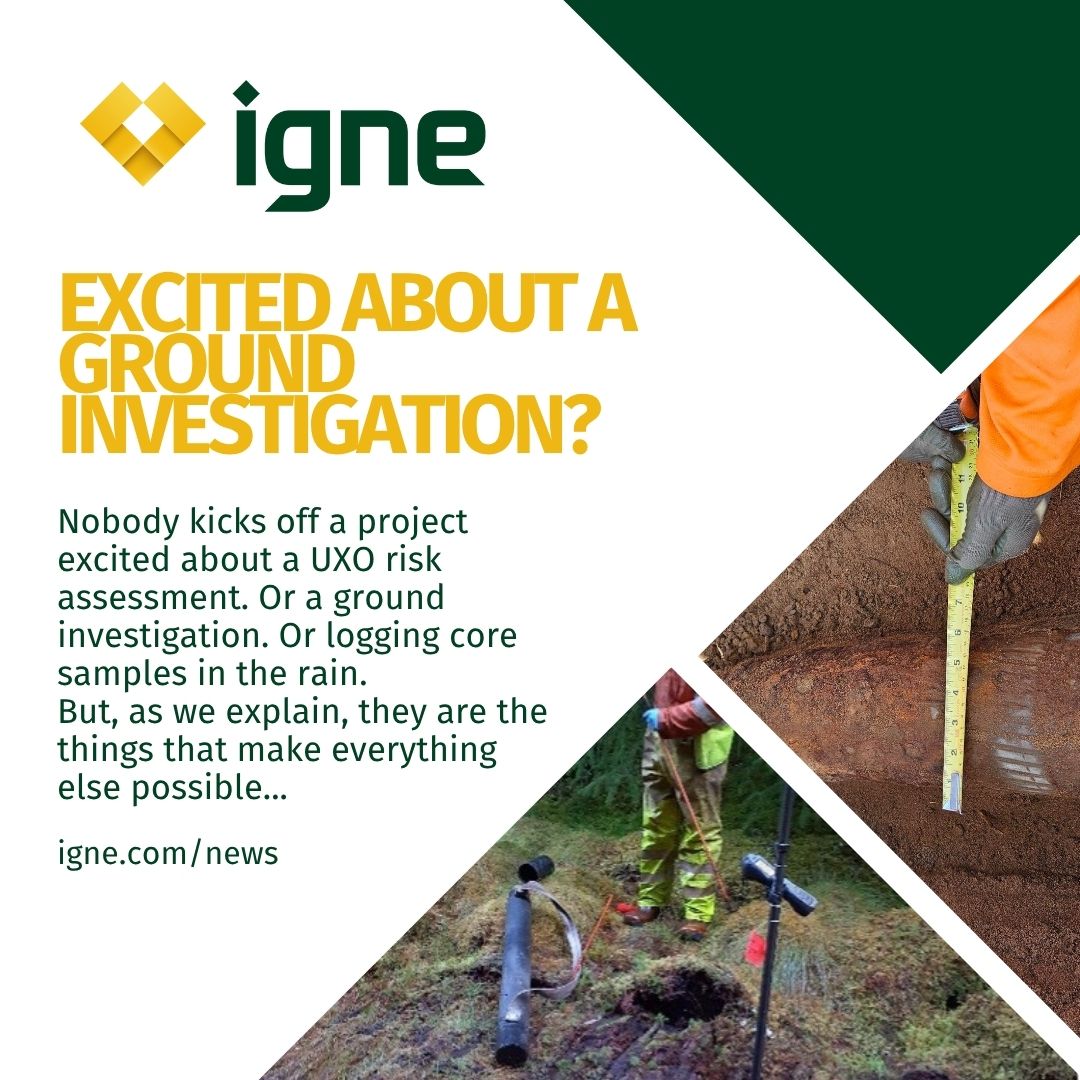 Nobody starts a project excited about a UXO risk assessment or ground investigation. But if you skip the early checks, you’ll likely pay for them later - in delays or risk. Understand the ground. Build with confidence.
igne.com/news/why-site-…
#SiteInvestigation #UXO #Construction