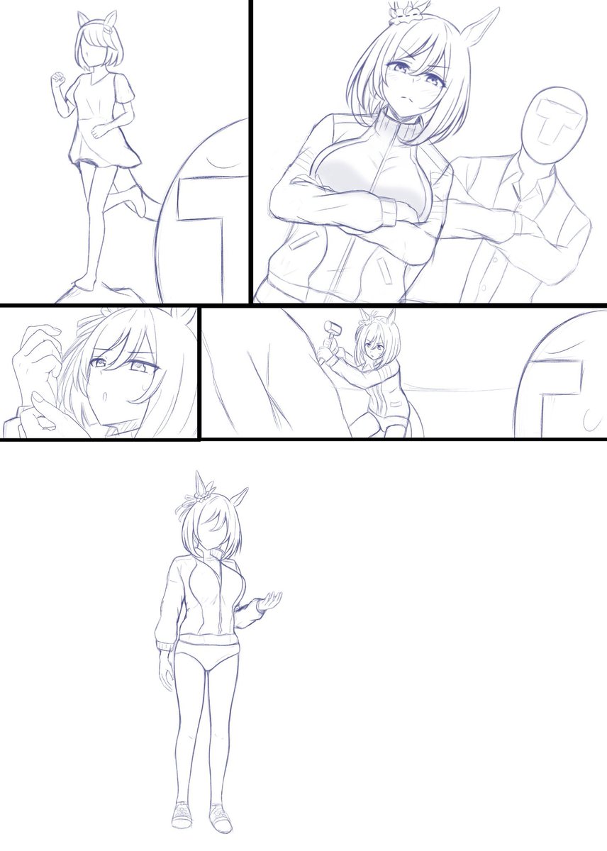 しごときた。くるまえにのここまで
描いた。もしかして...大卒か...!? 