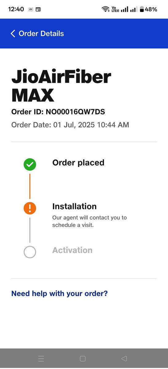 Manishk64028203's tweet photo. @JioCare @JIOAIRFIBERIN @reliancejio The last one had an appointment date on 02/07/2025 and this one on 07/07/2025 both missed with no visit, update or contact. Kindly look into the matter and resolve. https://t.co/N89SvItcU0