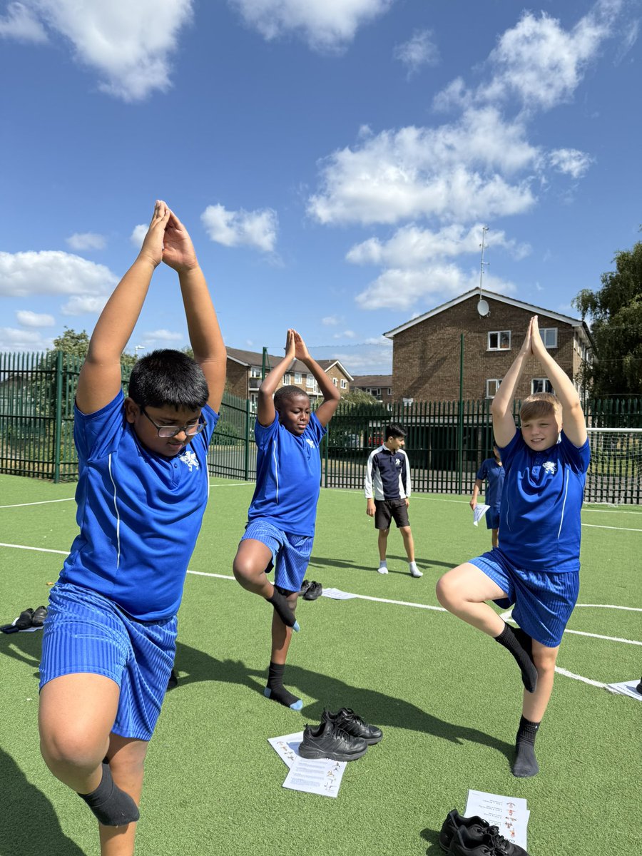 Flexing (literally!) my skills as a keen yogi in today’s lesson on Buddhist yoga and meditation practice! #RS <a href="/shsrbk/">Southborough High School</a>