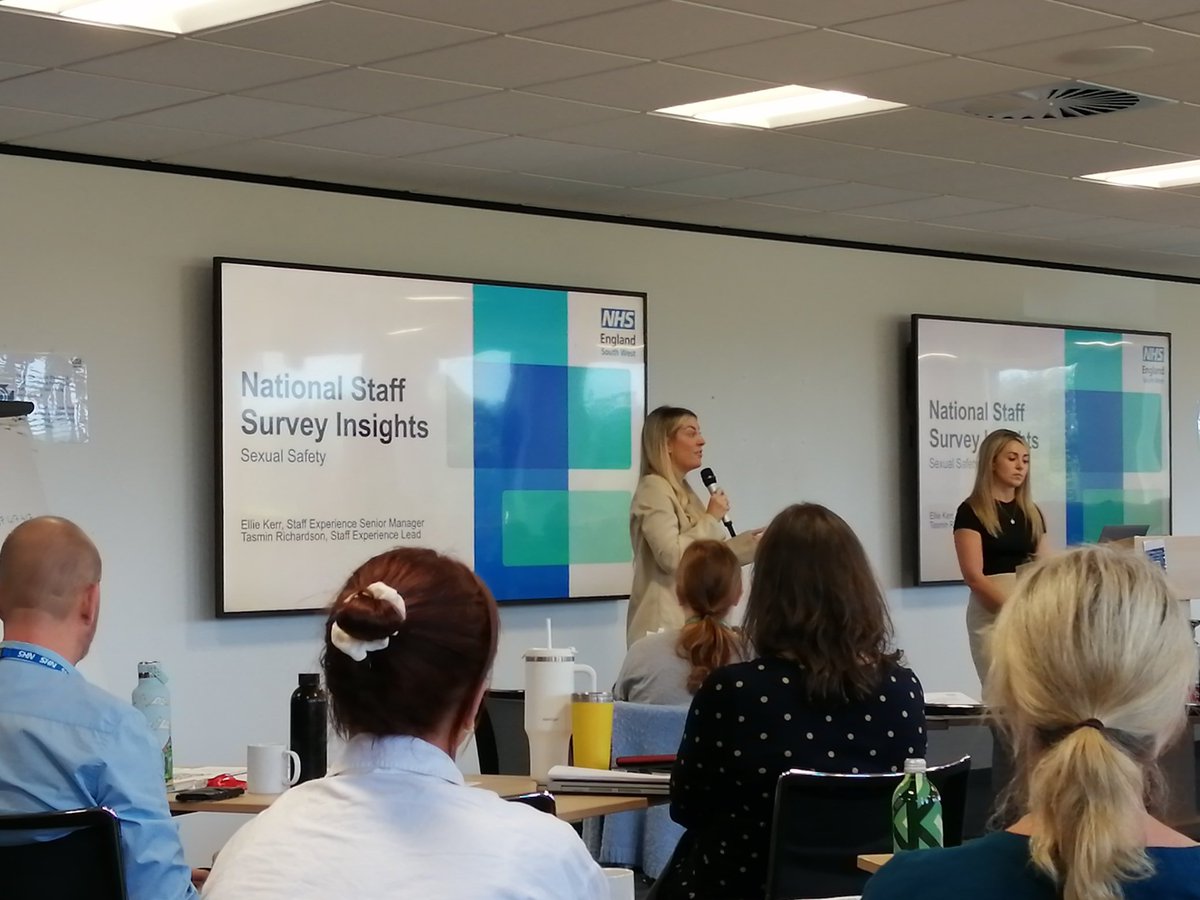 At NHSE SW sexual safety roundtable event with s.para and intern <a href="/ellie_stowe/">ell</a> to learn and contribute to sexual safety in the SW. There's lots to be done <a href="/BU_ParaScience/">BU ParaScience</a> <a href="/hss_bu/">HSS at BU</a>