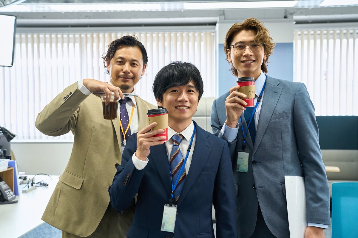 オフショット大公開🫧 第1話のシーンから、 雀(#風間俊介)、慶司(#庄司