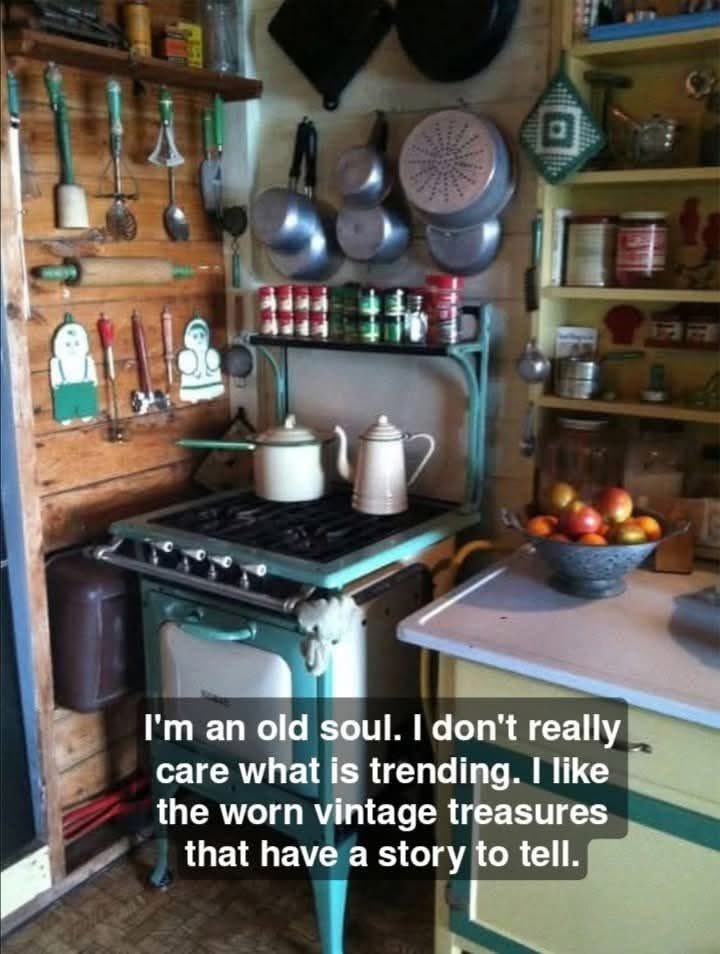 🖐️ me too. I would much rather have vintage than anything modern looking. To me it’s warmth. Modern feels cold to me.