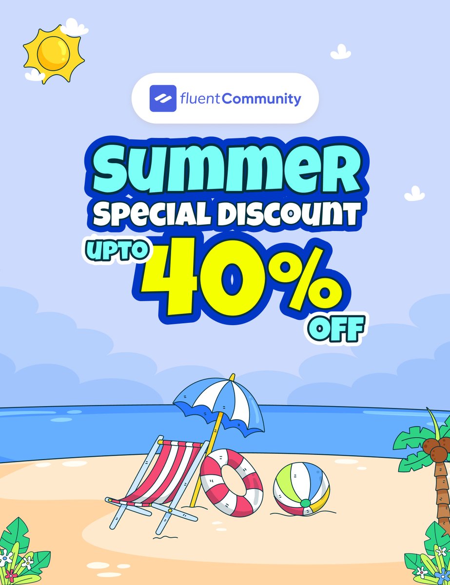 Get up to 40% OFF on FluentCommunity, the ultimate WordPress-powered platform to build &amp; grow your online community.

✅ Real-time chat
✅ Leaderboards
✅ Polls, quizzes &amp; more

👉 Grab the deal: fluentcommunity.co/deal/

#FluentCommunity #SummerSale  #WordPressCommunity