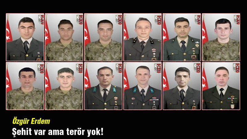 12 şehidimizin basit bir ihmal sonucu mu yoksa PKK’nın planlı bir saldırısı sonucu mu hayatını yitirdiği elbet bir gün ortaya çıkacak. Bu konunun “açılım uğruna” bugün üstü kapatılmak istense de Türk milleti unutmayacak…

turksolu.com.tr/sehit-var-ama-…