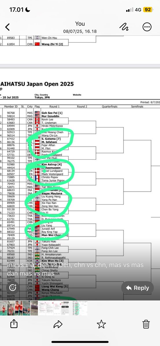 R_RB6767's tweet image. Draw Japan Open ( MD): 🤐🙄😭😱
