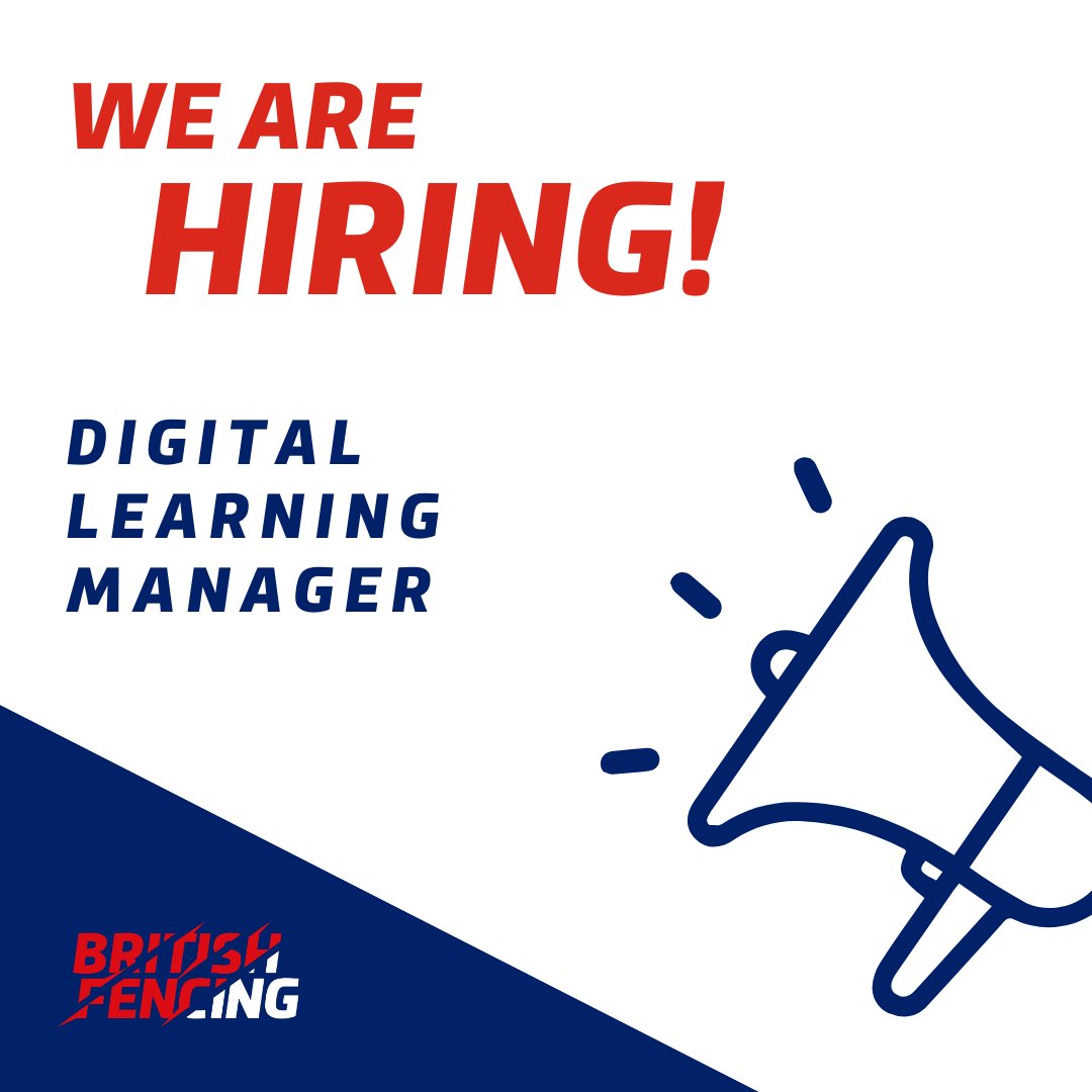 📢 New BF vacancy: Digital Learning Manager

🗓️ Closing date: 20th July 2025

🔗 More info: britishfencing.com/bf-vacancy-dig…
