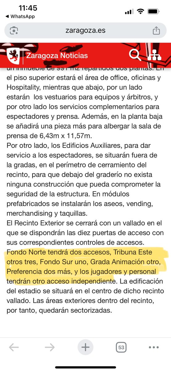 gol_pie's tweet photo. Buenos días @ChuecaNatalia 

Después de tus declaraciones de esta mañana sobre la grada de animación, necesitamos entender ese “nunca ha habido grada de animación en el proyecto”

¿Nos puedes explicar porqué en la publicación del 11 de abril en la web del ayuntamiento aparece? https://t.co/MFzr7hrVS4