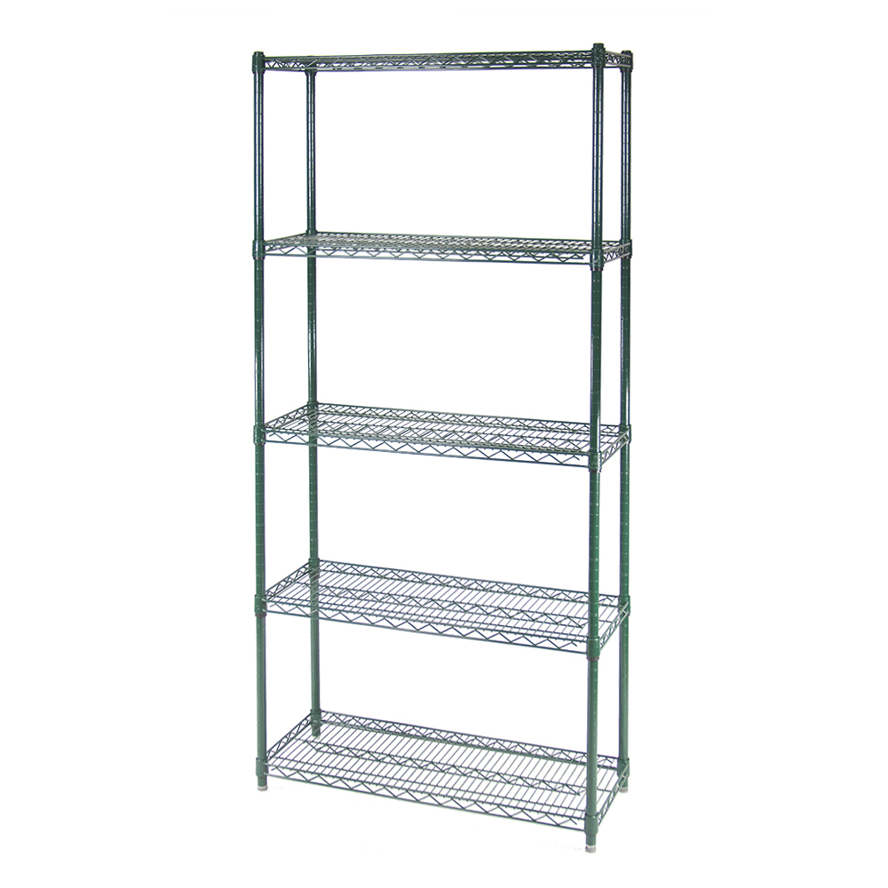 Withstanding cold and wet environments, our green epoxy wire shelving is ideal for walk-in coolers, freezers, and foodservice applications. Just use code SAVEGREEN12 for 12% off: ow.ly/bgCN50Wb568