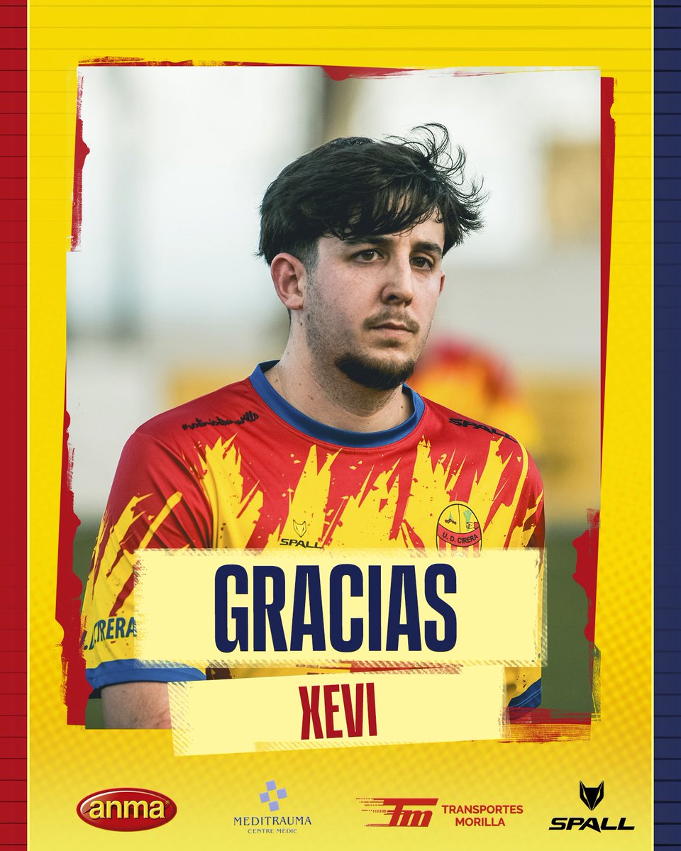UD Cirera (@ud_cirera) on Twitter photo π | πππππππ, <a href="/xevijimenez/">xevi jimenez</a>!
Tras siete temporadas defendiendo nuestros colores, Xevi finaliza su etapa en el club. Te llevas el cariΓ±o y el respeto de todos.
SIEMPRE, AMARILLO π
#UDCirera π | πππππππ, <a href="/xevijimenez/">xevi jimenez</a>!
Tras siete temporadas defendiendo nuestros colores, Xevi finaliza su etapa en el club. Te llevas el cariΓ±o y el respeto de todos.
SIEMPRE, AMARILLO π
#UDCirera