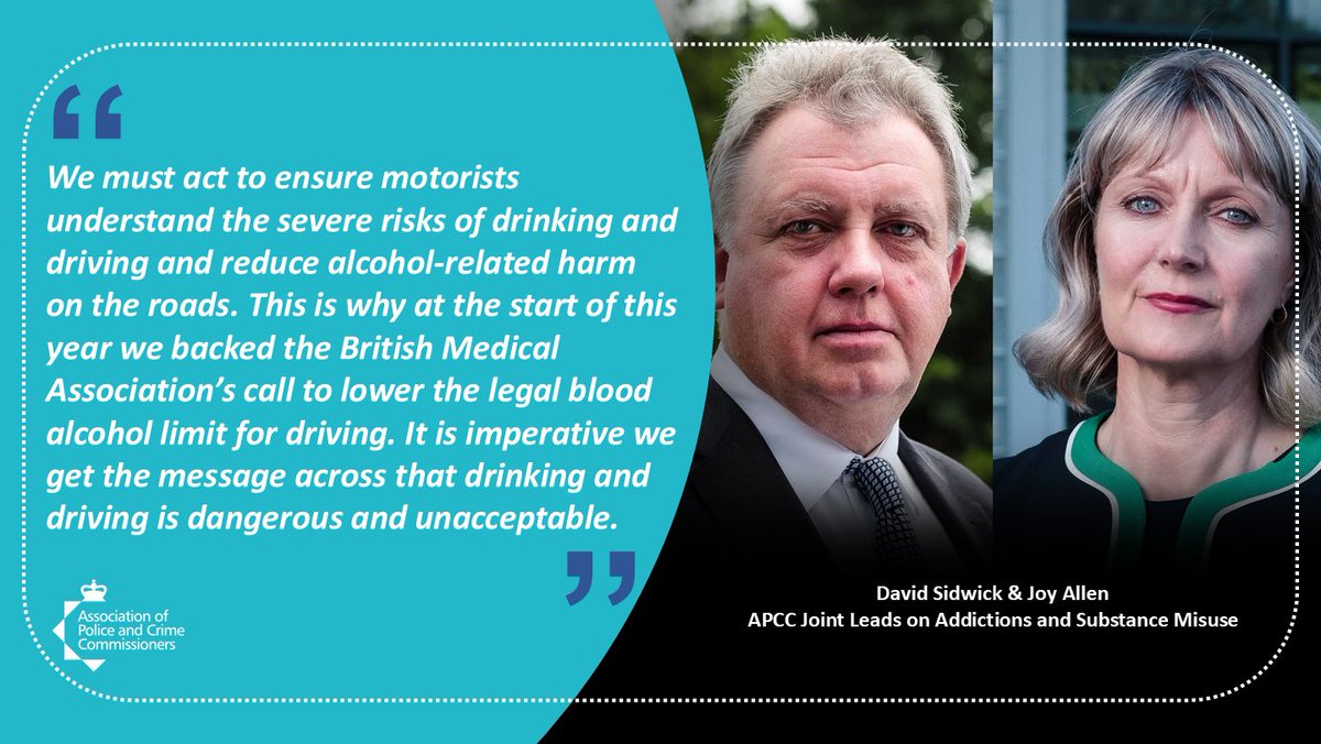 AssocPCCs's tweet image. APCC Joint Leads on Addictions and Substance Misuse, @Sidwick4Dorset and @PccJoyAllen are supporting #AlcoholAwarenessWeek to awareness of the potential harms associated with the consumption of alcohol. 🚫

➡️apccs.police.uk/supporting-alc…
