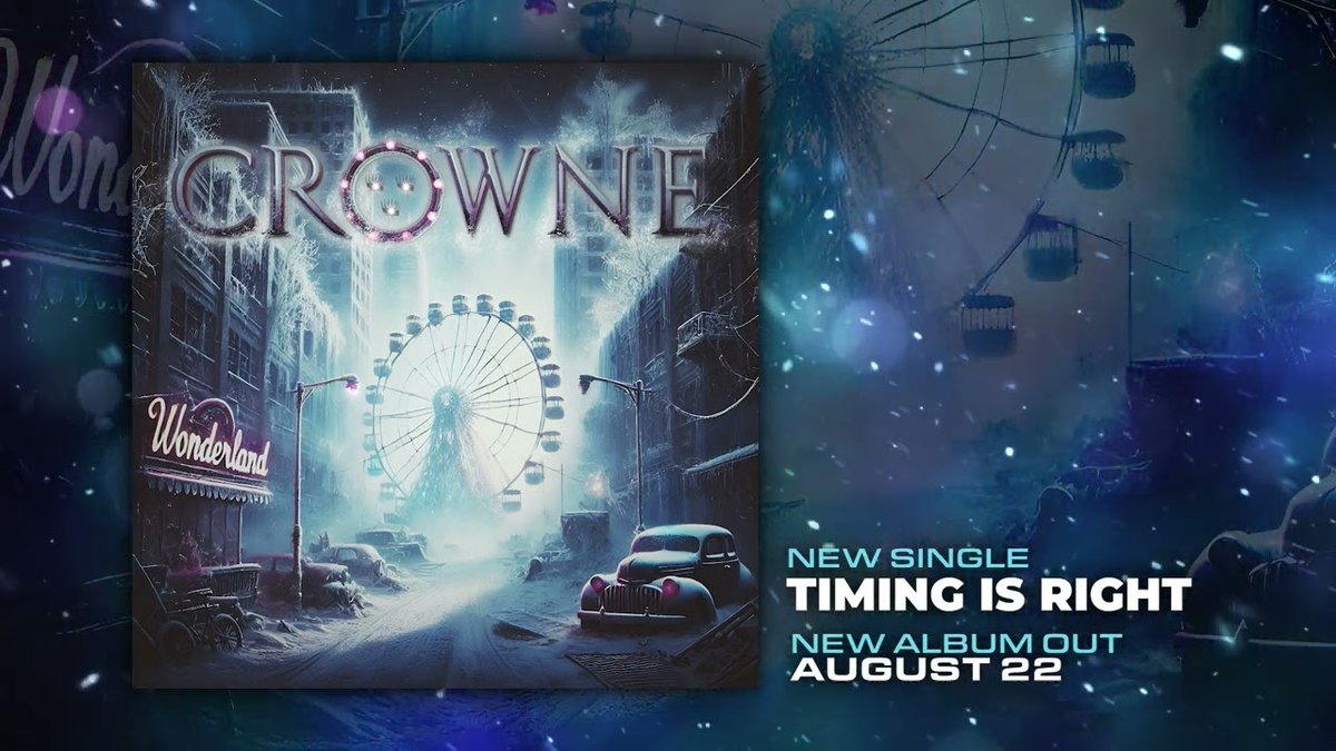 #Crowne 8/22発売『Wonderland』より「Timing Is Right」先行解禁⚡
youtu.be/sK6HTAl3QCw?si…

アレクサンダーストランデル 連続リリース第3弾📣

#ArtNation #HEAT #Dynazty #Europe というスウェーデンの人気バンドのメンバーが大集結🌟
究極の美メロをお聴き逃しなく🎧 x.gd/hBabX