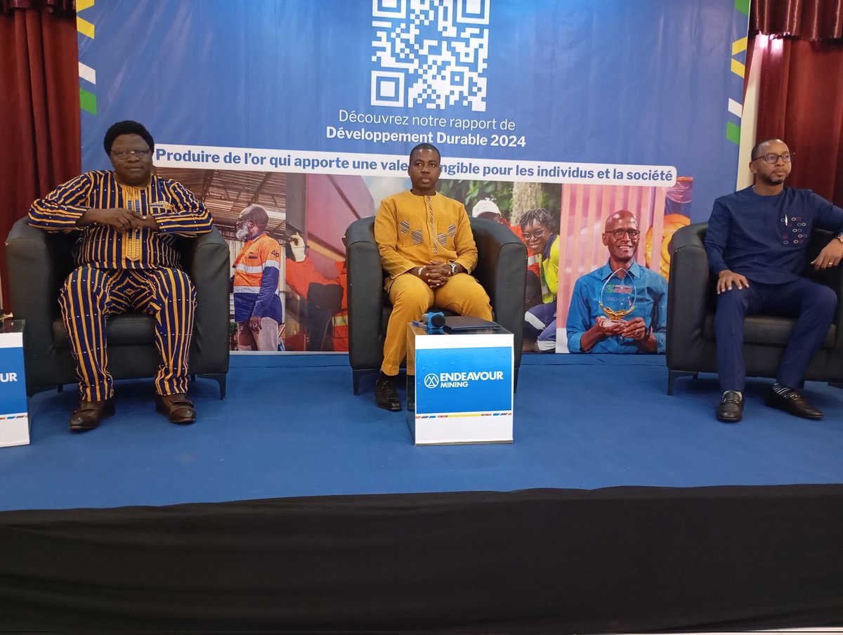 eliekabore's tweet photo. #Endeavour_Mining : Une contribution économique de 160 milliards de FCFA au Burkina selon le Rapport sur le développement durable 2024 présenté le 7 juillet 2025
La suite sur https://t.co/MTBzjAF8qG
@Minesactubf https://t.co/pZkBwyUzYl