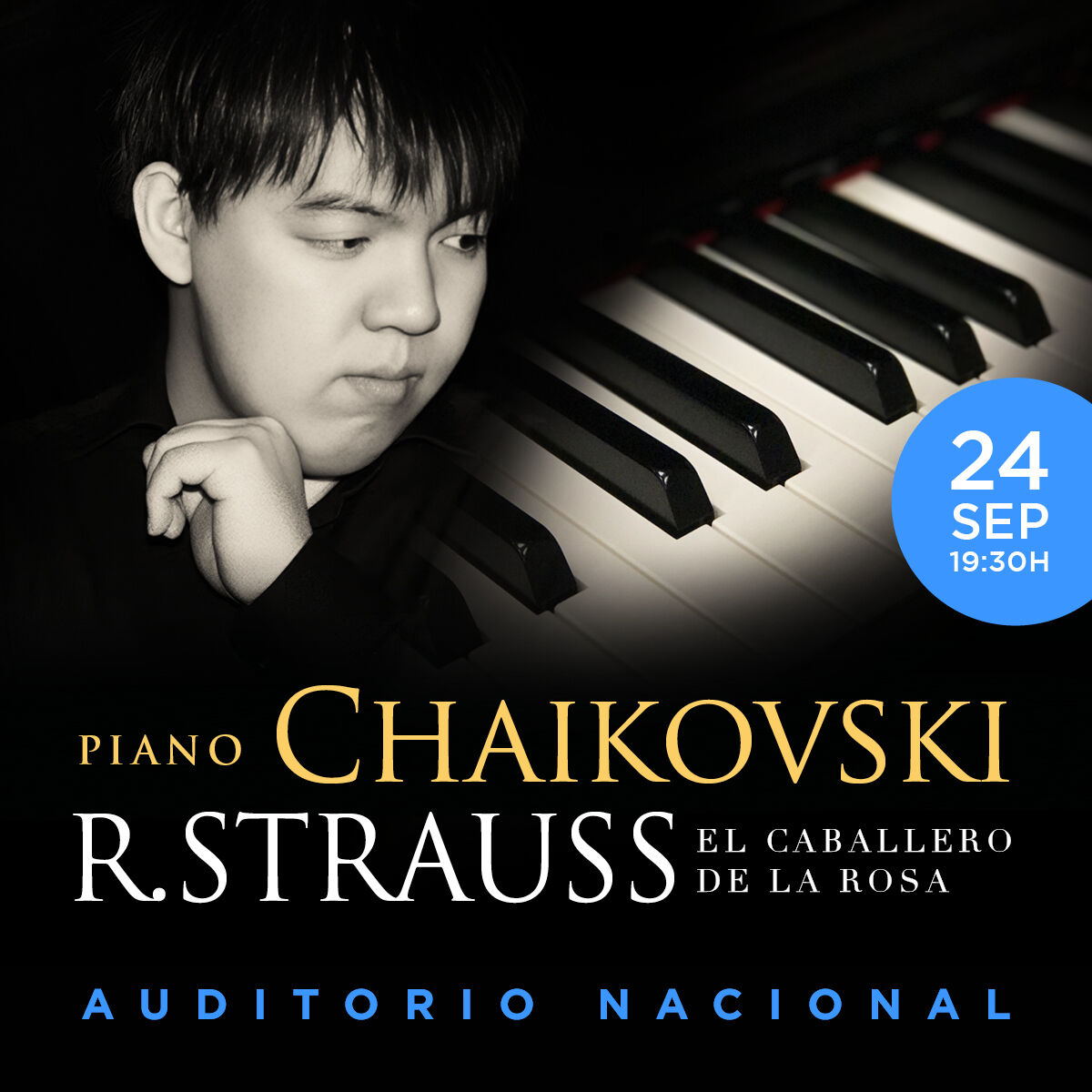 El 24 de septiembre a las 19:30h en la Sala Sinfónica del Auditorio Nacional de Música de #Madrid, 𝗖𝗼𝗻𝗰𝗶𝗲𝗿𝘁𝗼 𝗽𝗮𝗿𝗮 𝗽𝗶𝗮𝗻𝗼 𝘆 𝗼𝗿𝗾𝘂𝗲𝘀𝘁𝗮 𝗻𝘂́𝗺. 𝟭 𝗱𝗲 𝗖𝗵𝗮𝗶𝗸𝗼𝘃𝘀𝗸𝗶.

𝗠𝗮́𝘀 𝗶𝗻𝗳𝗼𝗿𝗺𝗮𝗰𝗶𝗼́𝗻: excelentiamusica.com/24092025-chaik…