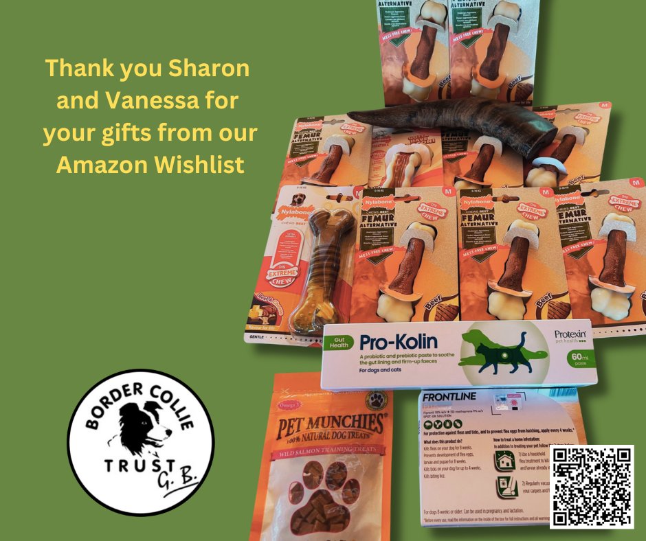 BCTGB's tweet image. ๐ A Huge Thank You! ๐
We just wanted to take a moment to say thanks to everyone who sends us gifts from our Amazon wishlist! Every single item that arrives brings so much joy and is truly appreciated.
Thank you Sharon and Vanessa for your kindness and for thinking of us! ๐โจ