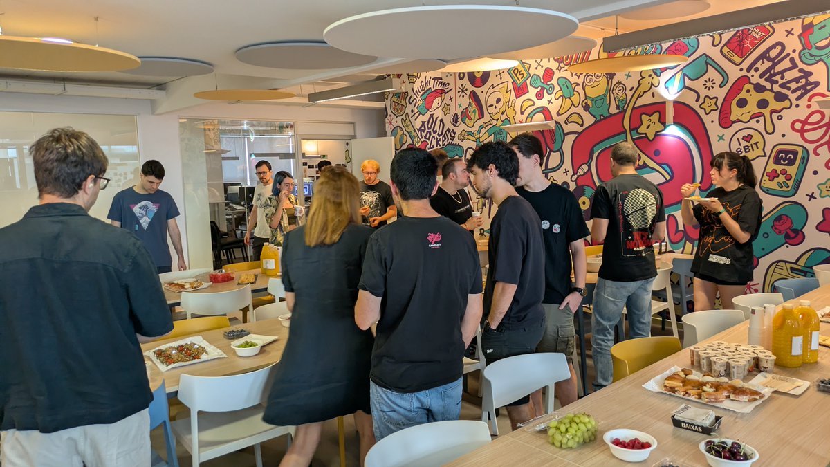 Gameloft_Spain's tweet image. After a month of renovations, our studio doors are open again and we kicked things off with a welcome breakfast to celebrate being back💛