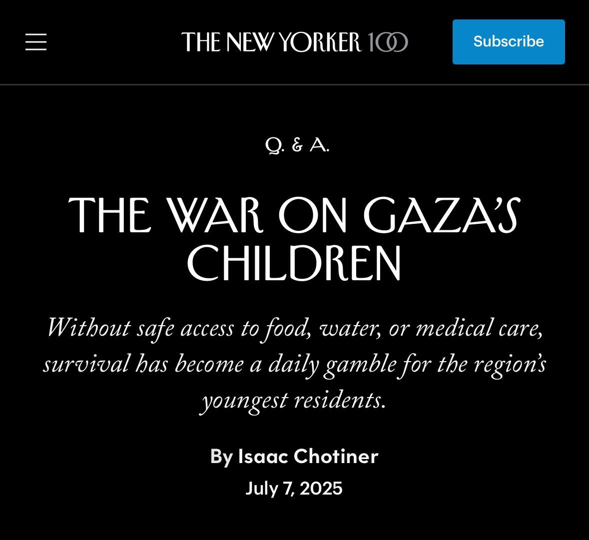 HonestReporting (@honestreporting) on Twitter photo No, <a href="/NewYorker/">The New Yorker</a>, this is not a "war on Gaza's children."
It's a war on Hamas, the terrorist organization responsible for bringing catastrophe upon everyone in Gaza. No, <a href="/NewYorker/">The New Yorker</a>, this is not a "war on Gaza's children."
It's a war on Hamas, the terrorist organization responsible for bringing catastrophe upon everyone in Gaza.
