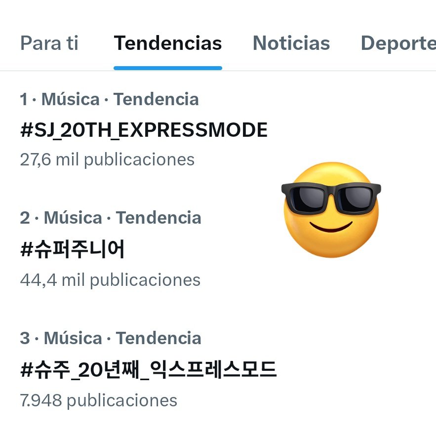 Strawberry Boy 🍓 (@karen__alex) on Twitter photo A ELF MÉXICO le dijeron: "Hay que hacer tendencia el HT"
Hicieron tres 😎🔥🇲🇽
#1 #2 #3
Super Junior Express Mode On
#SJ_20TH_EXPRESSMODE
#슈주_20년째_익스프레스모드
#슈퍼주니어 <a href="/SJofficial/">SUPER JUNIOR</a> A ELF MÉXICO le dijeron: "Hay que hacer tendencia el HT"
Hicieron tres 😎🔥🇲🇽
#1 #2 #3
Super Junior Express Mode On
#SJ_20TH_EXPRESSMODE
#슈주_20년째_익스프레스모드
#슈퍼주니어 <a href="/SJofficial/">SUPER JUNIOR</a>
