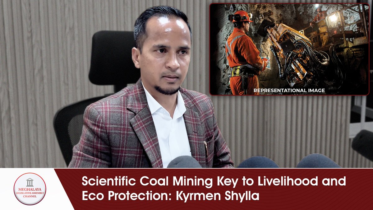 Scientific Coal Mining Key to Livelihood and Eco Protection: Kyrmen Shylla

WATCH HERE: youtu.be/asWVaC26Y5s