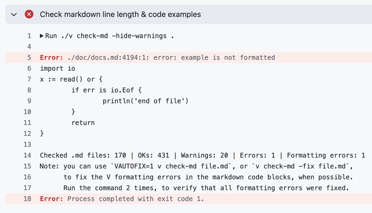 The V Programming Language tweet media